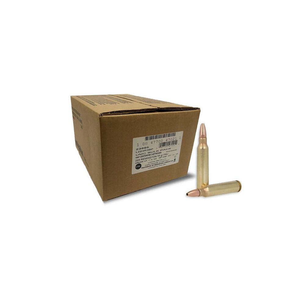 Remington .223 Remington Rifle Ammo UMC Centerfire Rifle Full Metal Jacket FMJ 55 grain 