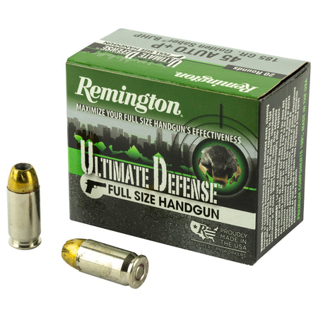 Remington .45 ACP/Auto 28973 Ultimate Defense +P Brass Jacket Hollow Point 185 Grain