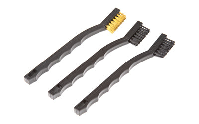 Remington R16249 Brush Set 3 Pack Bronze and Nylon Bristle Bore Brushes 8-32 Thread