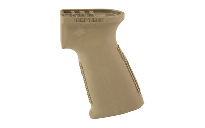 Reptilia CQG Grip for AK Rifles, FDE, Vertical Grip Angle, Anti-Slip Texture 100-138