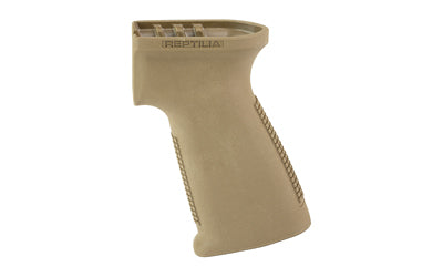 Reptilia CQG Grip for AK Rifles, Field Drab Color, Vertical Grip Angle, Anti-Slip 100-139