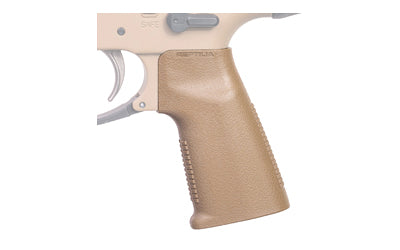 Reptilia CQG-NB No-Beavertail Pistol Grip, Fits AR Rifles, FDE, Anti-Slip Texture 100-179