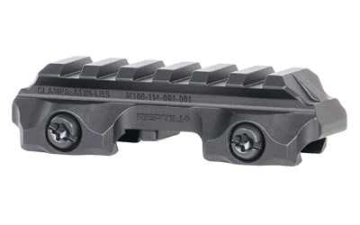 Reptilia RMU Riser Mount, .625" Height, 6-Slot, Fits 1913 Picatinny Rail, Anodized Black 100-271