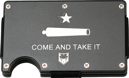 CobraTec RFID-Blocking Come and Take It Aluminum Wallet with Money Clip