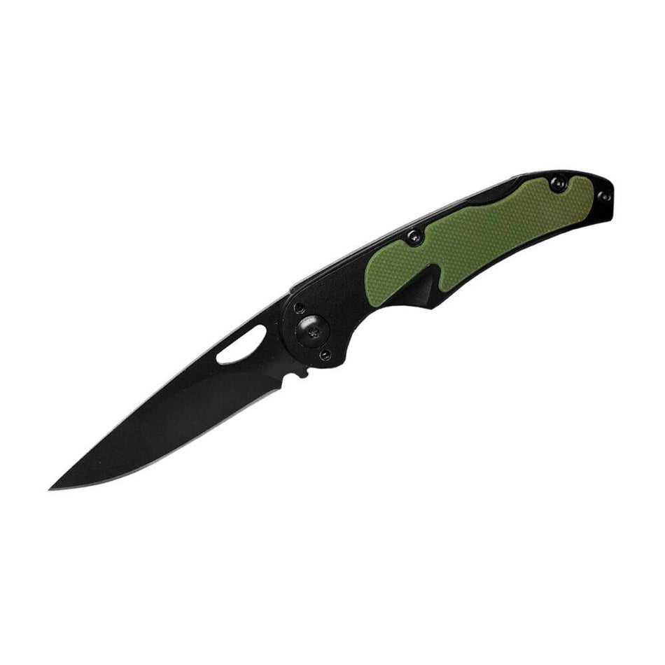 ABKT Mark II Lightweight EDC Lockback Folding Knife 2-1/2" Drop Point Green Handle