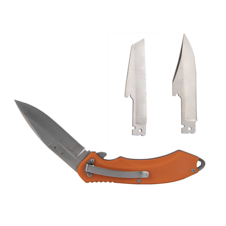 ABKT Elite Switch Folder 4.25" Blade Folding Knife Blaze Orange