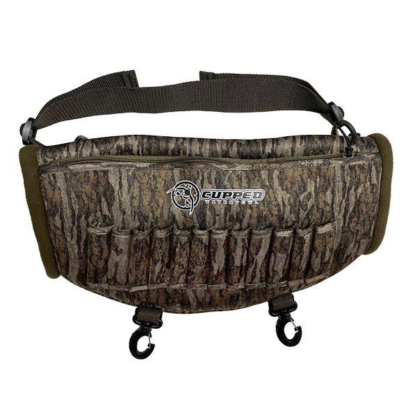 Cupped Waterfowl Deluxe Hunting Hand Warmer Muff Mossy Oak Bottomland