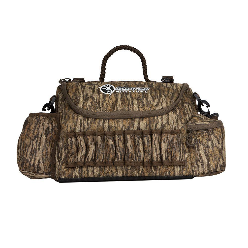Cupped Guide Hunting Bag with Shell Loops Mossy Oak Bottomland