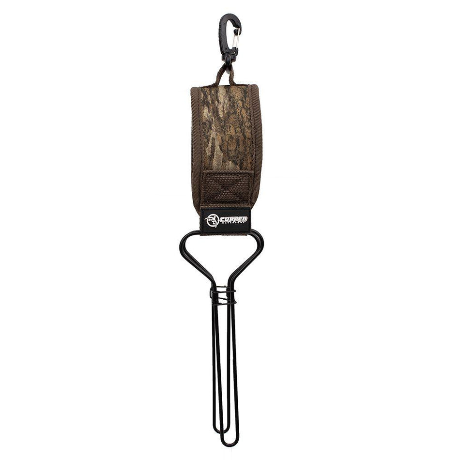 Cupped Duck Game Strap with Heavy-Duty Clip - Mossy Oak Bottomland