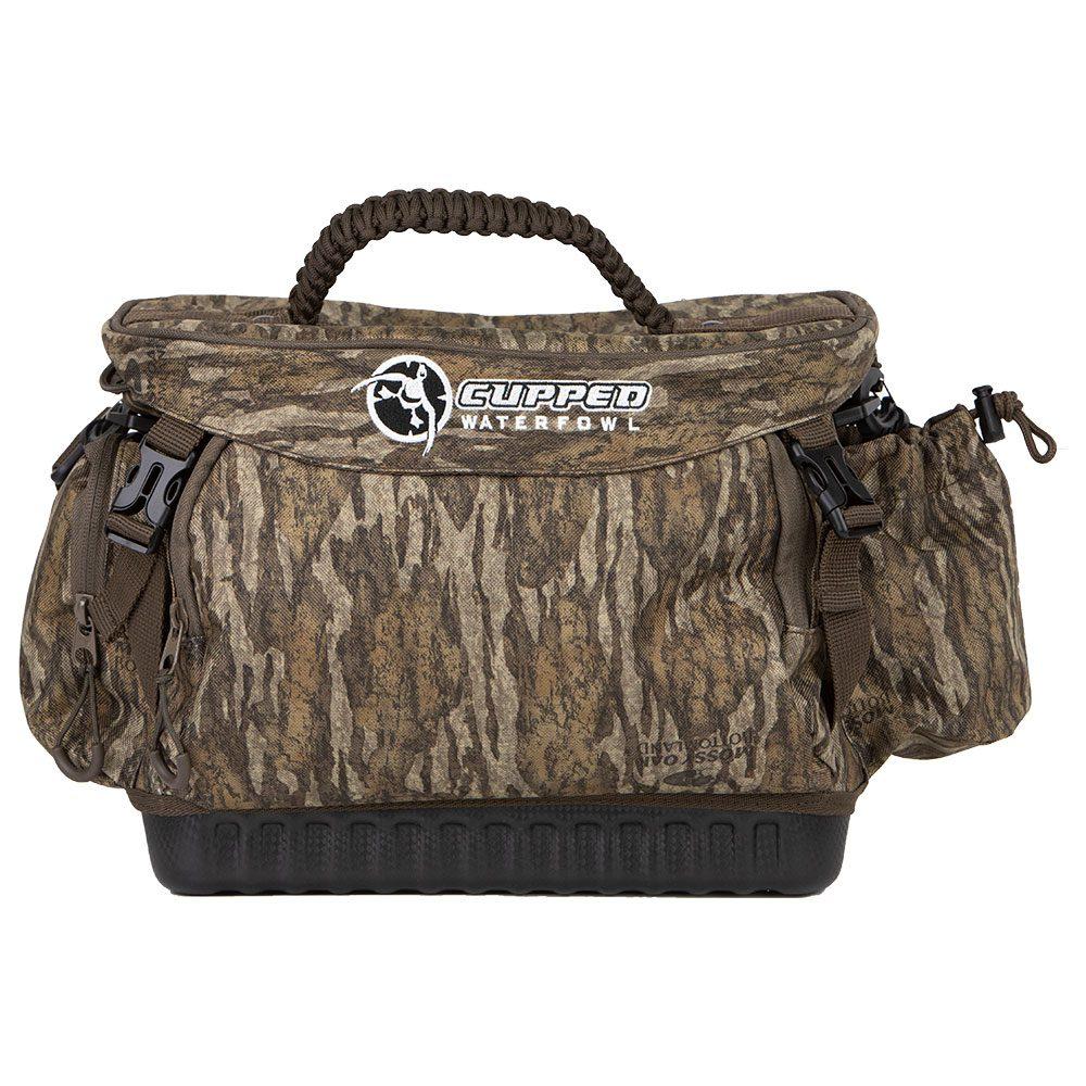Cupped Waterfowl Medium Floating Blind Bag in Mossy Oak Bottomland