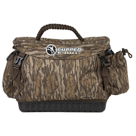 Cupped Waterfowl Medium Floating Blind Bag in Mossy Oak Bottomland