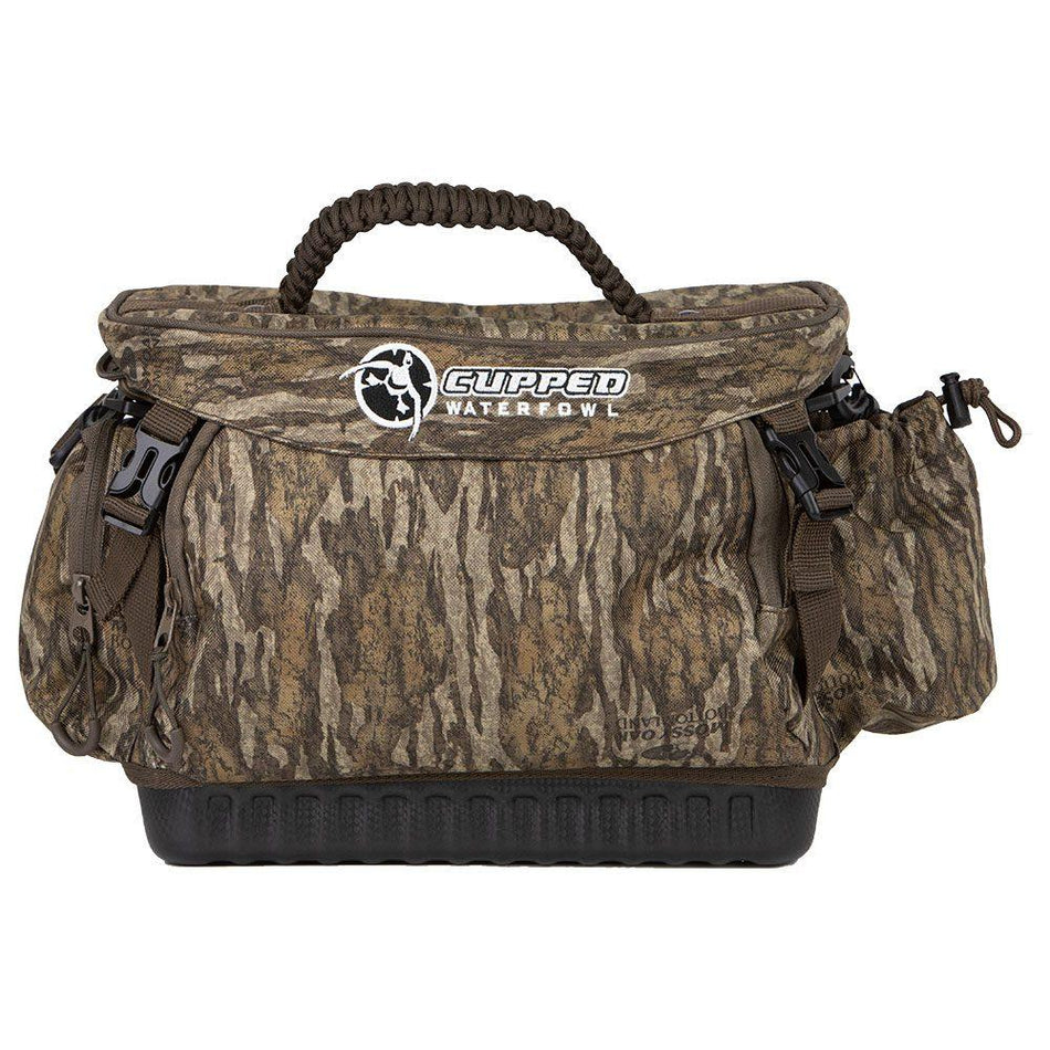 Cupped Waterfowl Medium Floating Blind Bag in Mossy Oak Bottomland