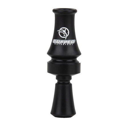 Cupped Comeback Quack Black Acrylic Double Reed Duck Call
