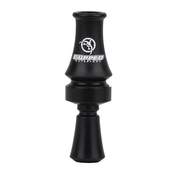 Cupped Comeback Quack Black Acrylic Double Reed Duck Call
