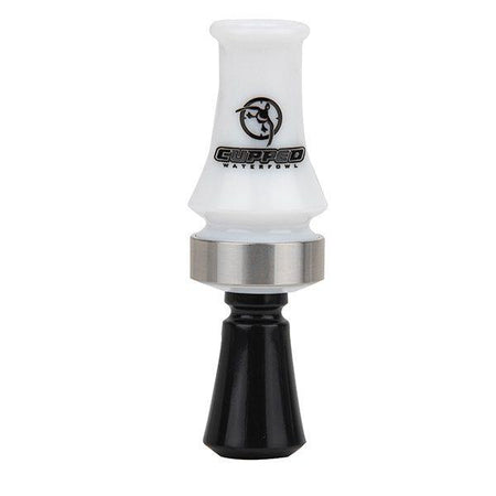Cupped Comeback Quack White Acrylic Double Reed Duck Call