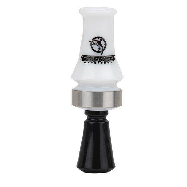 Cupped Comeback Quack White Acrylic Double Reed Duck Call
