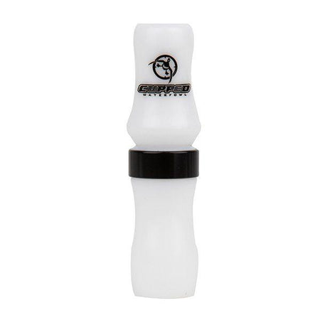 Cupped SRG Hammer Goose Mouth Call White Acrylic Hand-Tuned