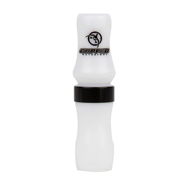 Cupped SRG Hammer Goose Mouth Call White Acrylic Hand-Tuned