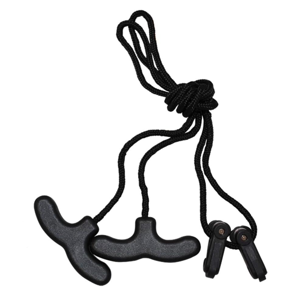 Dead Ringer Adjustable Crossbow Cocking Rope with Roller Glide Hooks