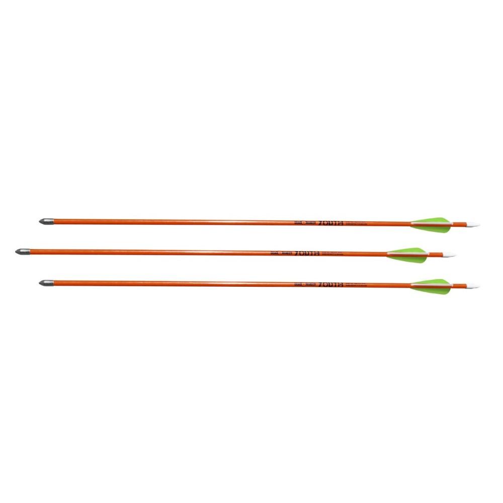 Dead Ringer 26 Inch Fiberglass Target Arrows 3/ct for Beginning Archers