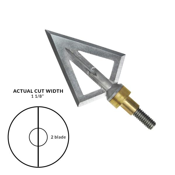 Dead Ringer PSD 4-Blade Fixed Broadhead 100 or 125 Grain Steel 3/ct