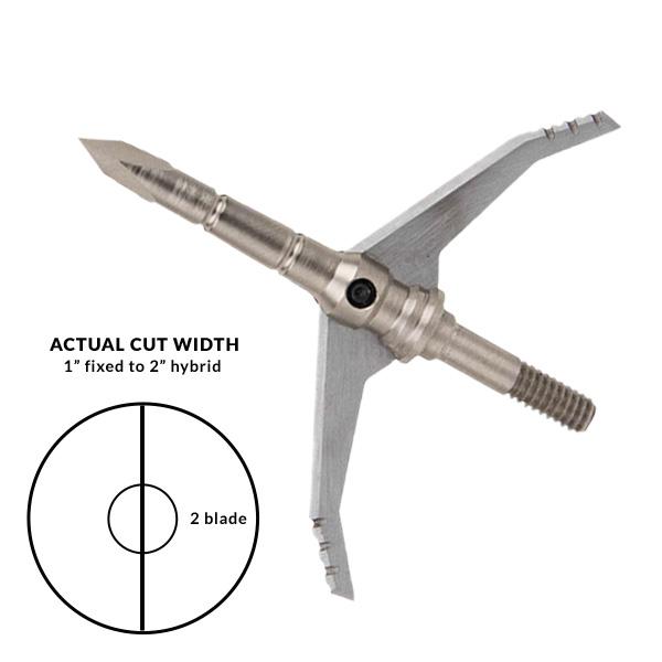 Dead Ringer Just Nasty 2.0 Mechanical Broadhead 100/125 Grain 3-Pack