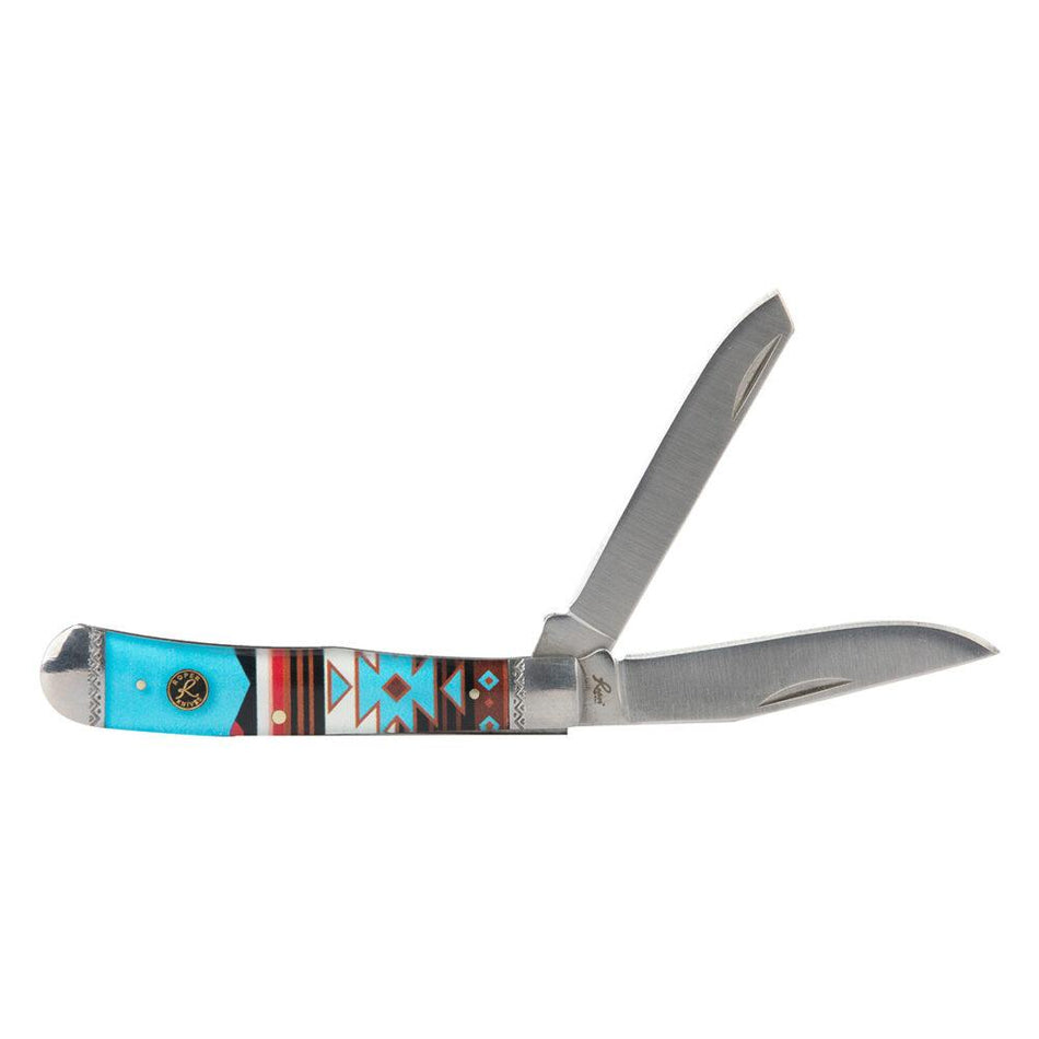 ABKT Roper Sunset Series II Trapper Pocket Knife 2 Blades