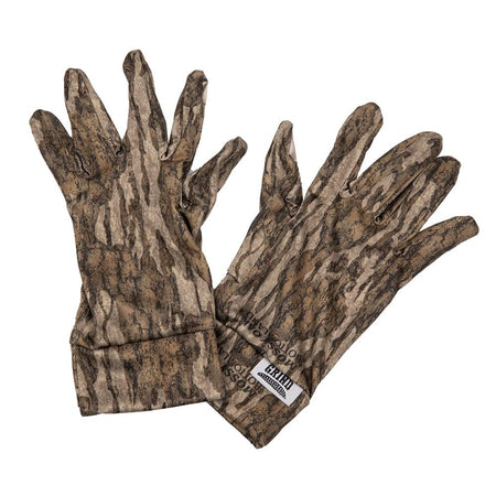 The Grind Mossy Oak Bottomland Camo Gloves