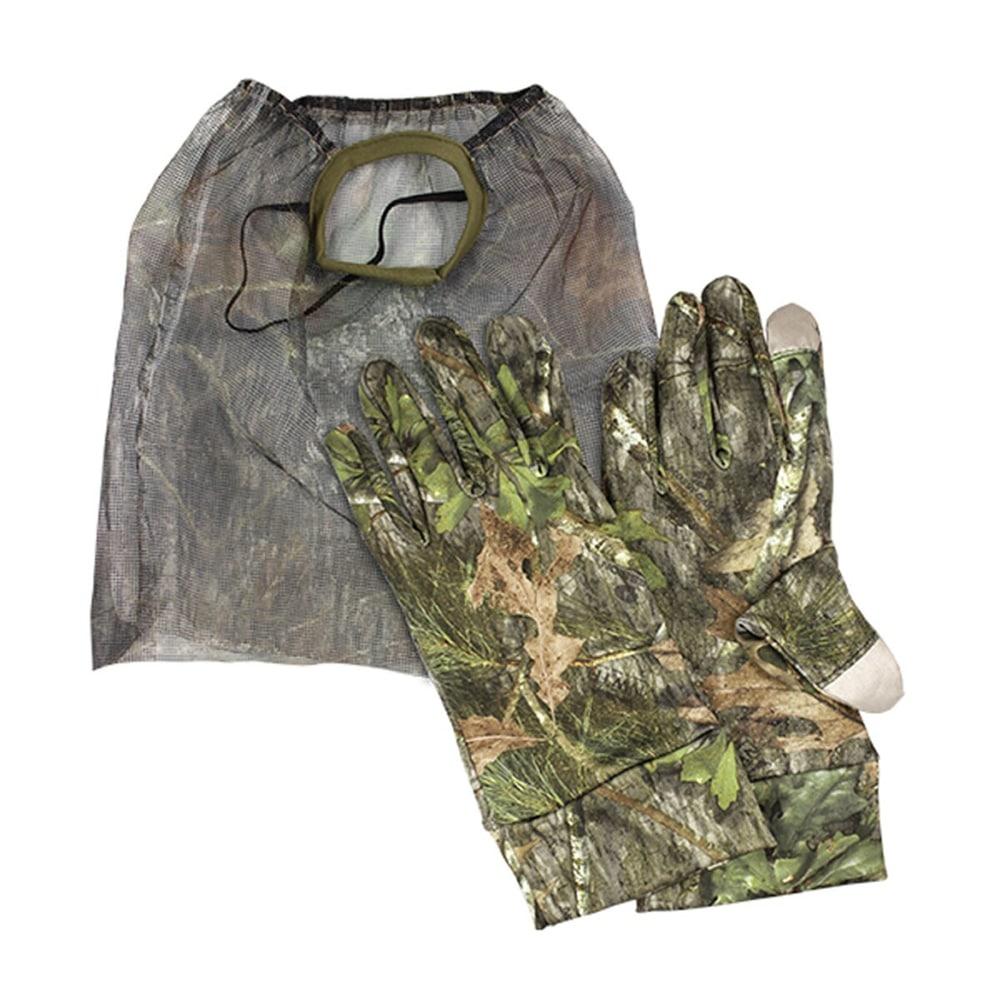 The Grind Mossy Oak Obsession Face Mask and Glove Combo Set