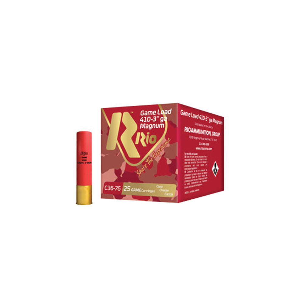 Rio Ammunition .410 Bore RCHV368 Game Load 3" 11/16oz 8 Shot