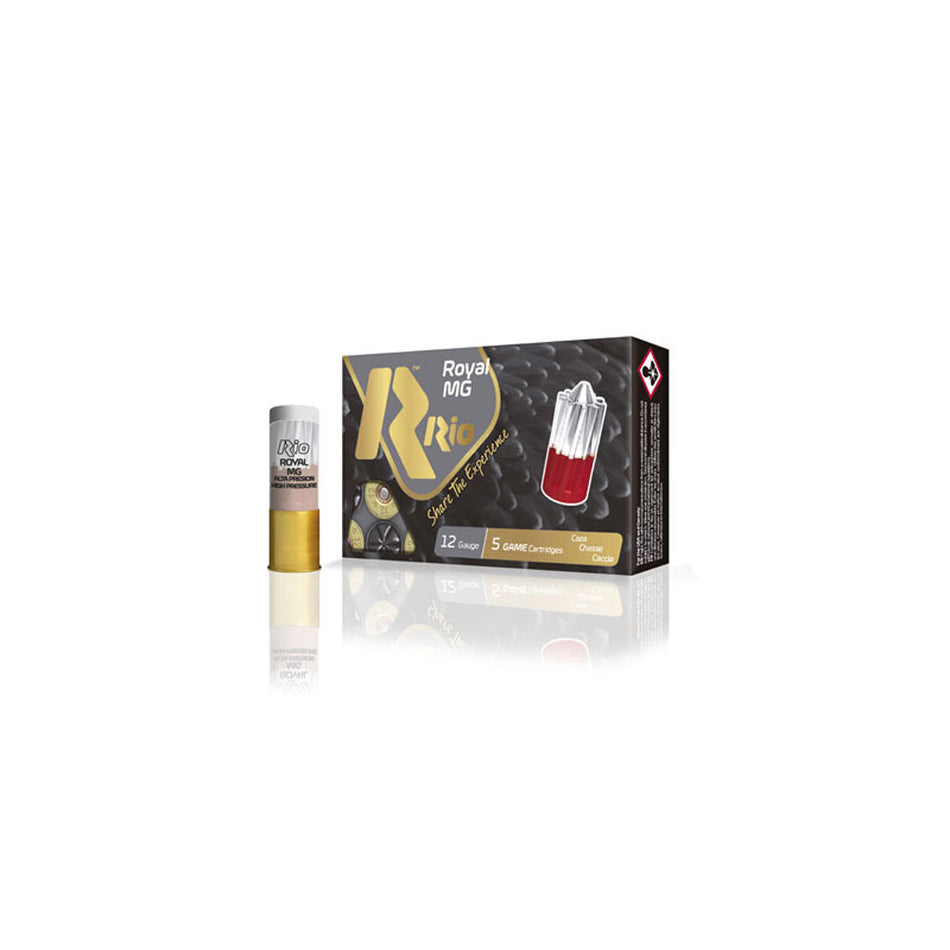 Rio Ammunition 12 Gauge Shotgun Shells Royal MG Armoured Slug Slug 1-1/8 oz 2.75 in