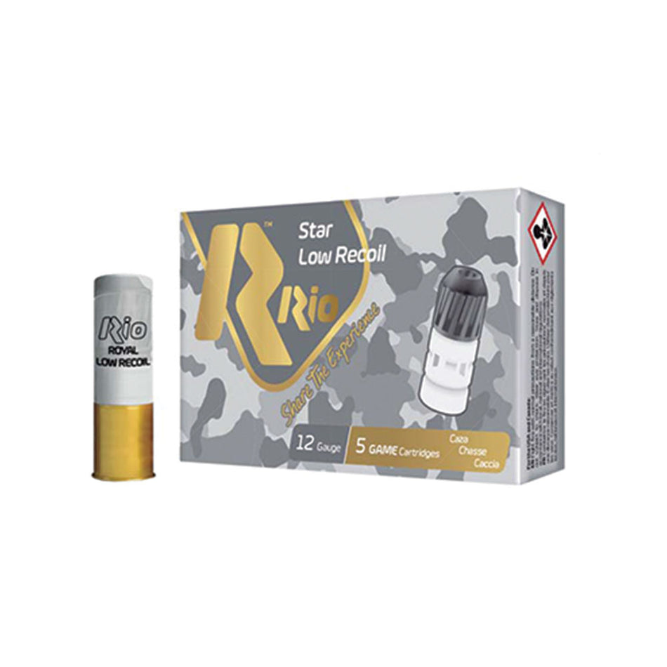 Rio Ammunition 12 Gauge Shotgun Shells Royal Star Slug Low Recoil Slug 1 oz 2.75 in