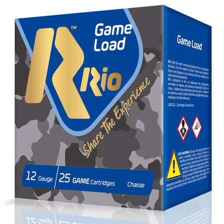 Rio Ammunition 12 Gauge SG3275 Game Load Super Game High Velocity 2.75" 1-1/8oz 7.5 Shot