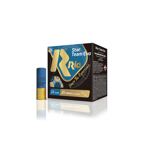 Rio Ammunition 12 Gauge Shotgun Shells Star Team EVO #7.5 7/8 oz 2.75 in