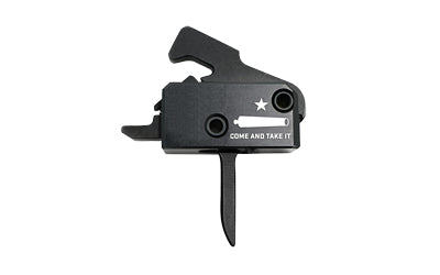 RISE Armament Super Sporting Flat Trigger Come and Take It Edition, Black Anodized