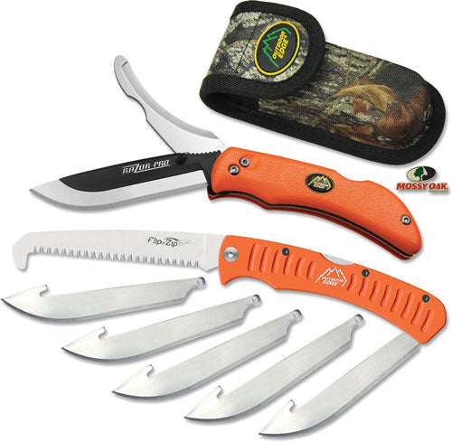 Outdoor Edge Razor Pro Saw Combo 6-Blade Set with MO Camo Sheath