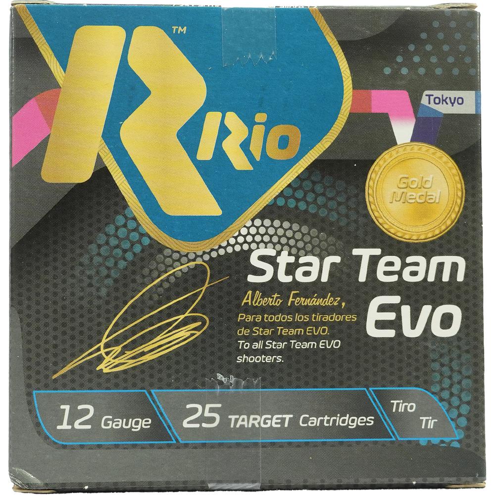 Rio Ammunition 12 Gauge Shotgun Shells Star Team EVO High Velocity #8 1 oz 2.75 in
