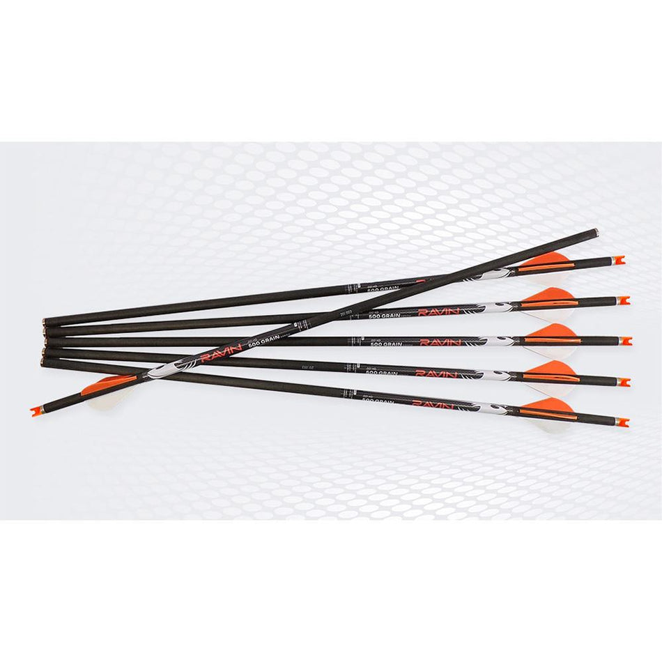 Ravin Premium Arrows 500 Grain HD .001 Straightness Match Weight 6PK