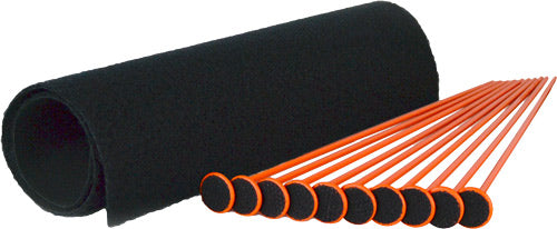GSS .22 Cal Small Rifle Rod Kit - 10 Orange Rods, 19"x15"