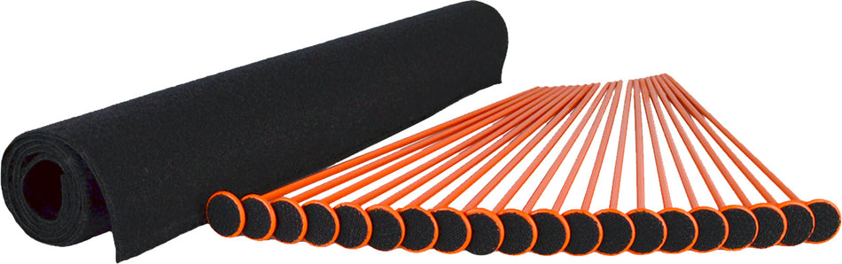 GSS 20-Pack Orange Rifle Rods .22 Caliber Medium Kit 19x30 Inch