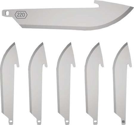 Outdoor Edge 2.2" SS Drop Point Blade Pack 6-Pack