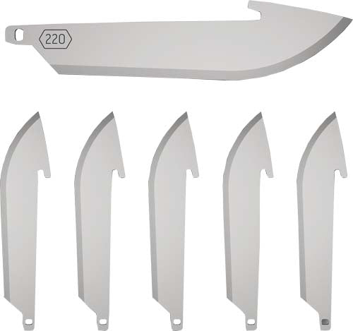 Outdoor Edge 2.2" SS Drop Point Blade Pack 6-Pack