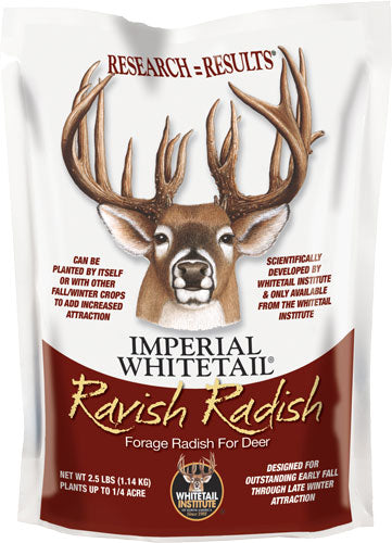 Whitetail Institute Ravish Radish 2.5lb Quarter-Acre Fall Food Plot Seed