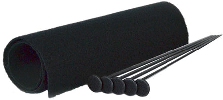 GSS .22 Cal Small Rifle Rod Kit - 5 Black Rods, 19"x15"