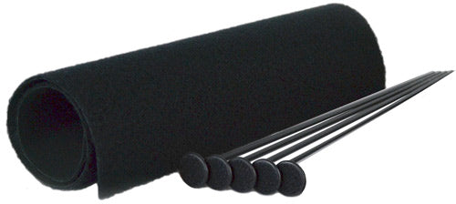 GSS .22 Cal Small Rifle Rod Kit - 5 Black Rods, 19"x15"