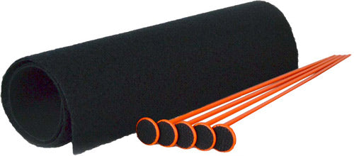 GSS .22 Cal Small Rifle Rod Kit - 5 Orange Rods, 19"x15"