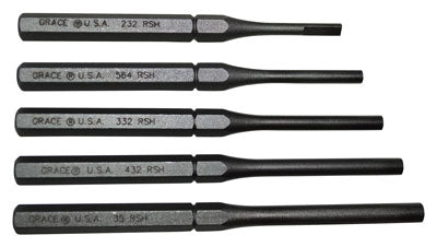 Grace USA Roll Pin Holder Set 5 Piece High Carbon 5160 Steel
