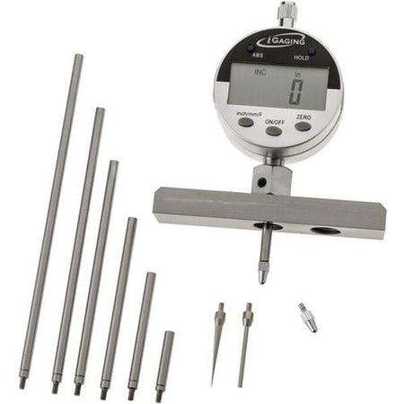 iGaging Digital Depth Gauge Precision Set
