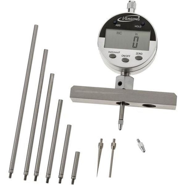 iGaging Digital Depth Gauge Precision Set