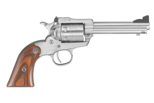 Ruger Bearcat .22 LR Stainless/Wood 4.2" 6-Shot Revolver with Adjustable Rear Sight